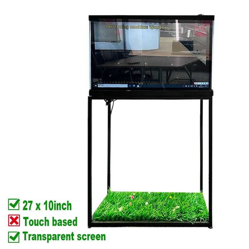 Écran tactile transparent de 27 X 10 pouces