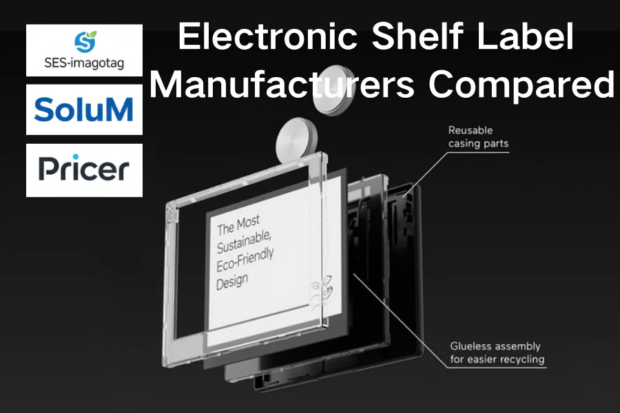 Comparaison des fabricants d'étiquettes électroniques pour étagères : SES-ima...
