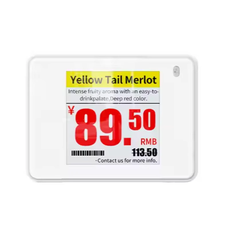 Étiquettes électroniques pour étagères